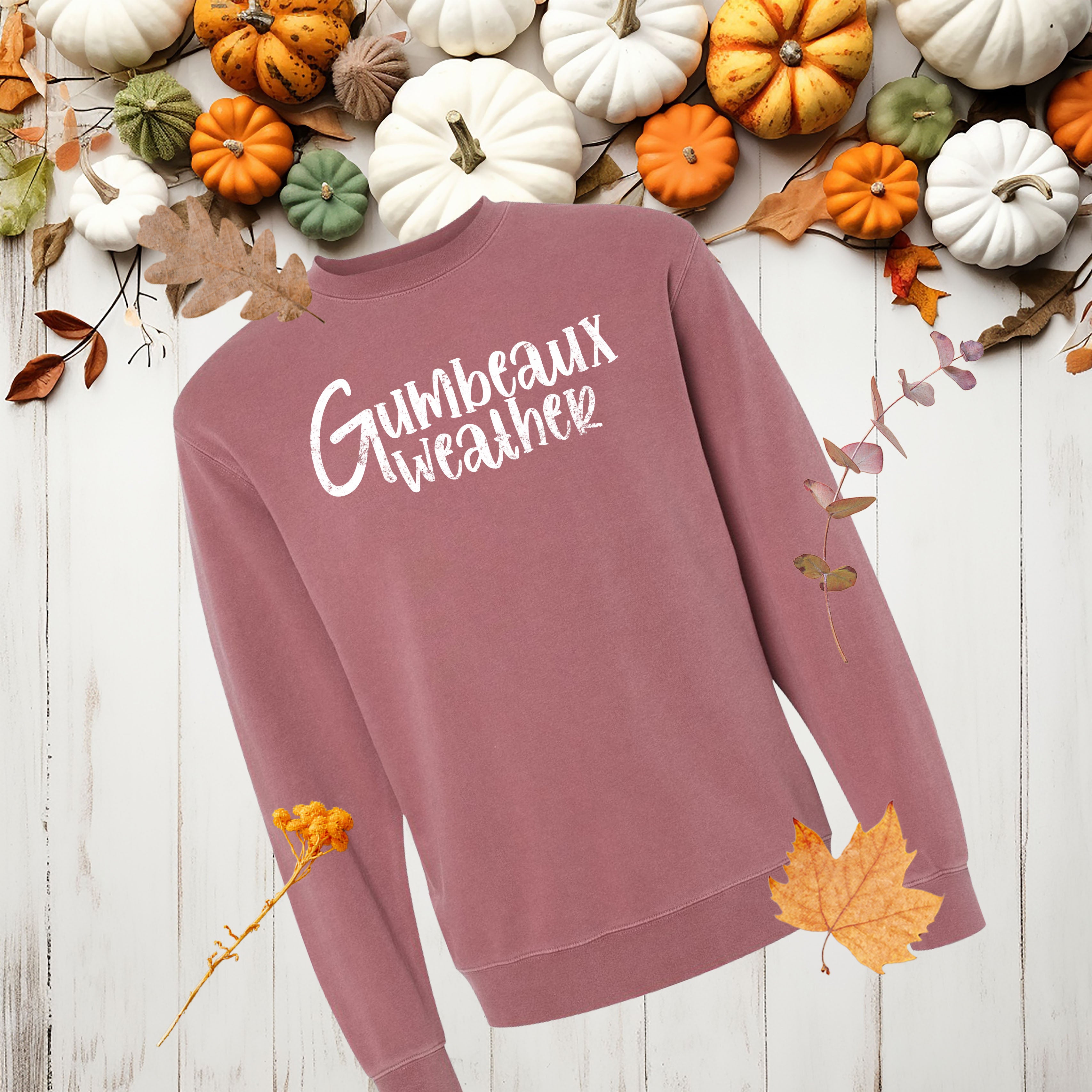 Gumbeaux Weather Sweatshirt - Cajun Sweatshirt Things Cajuns Say - Multiple Colors Available
