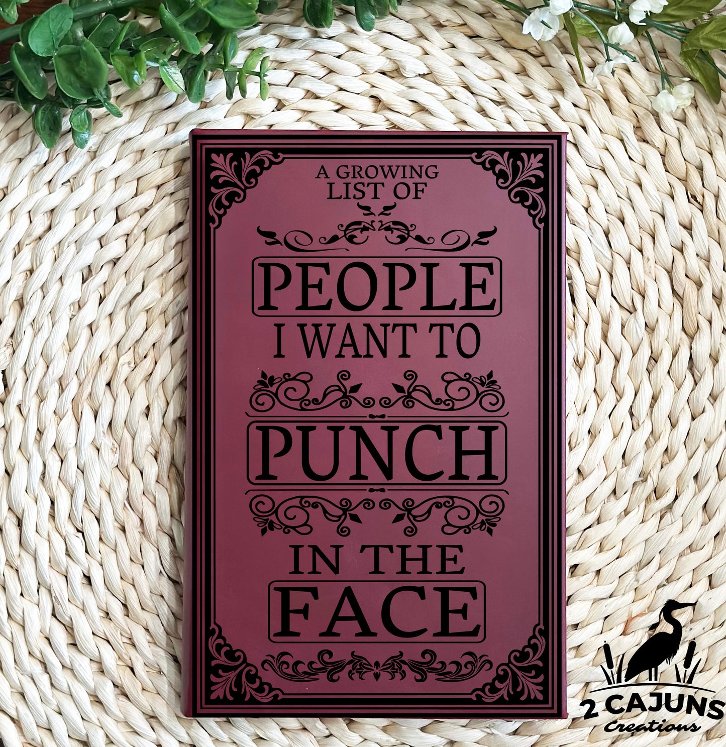 Adult Humor Funny Laser Engraved Leatherette Journal-Notebook - 200 Pages