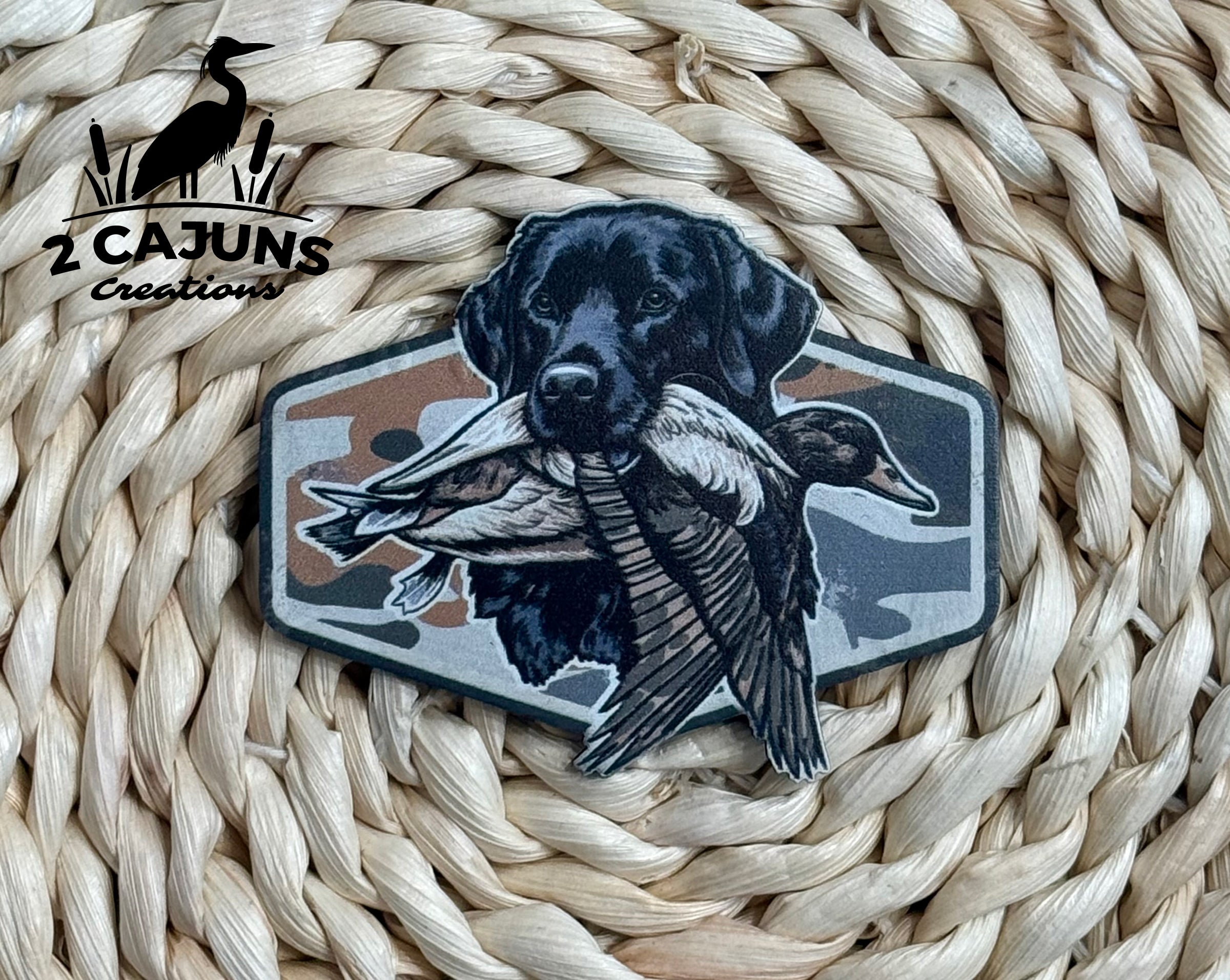 Hat Patches - Engraved Leatherette, Acrylic and UV Printed Full Color