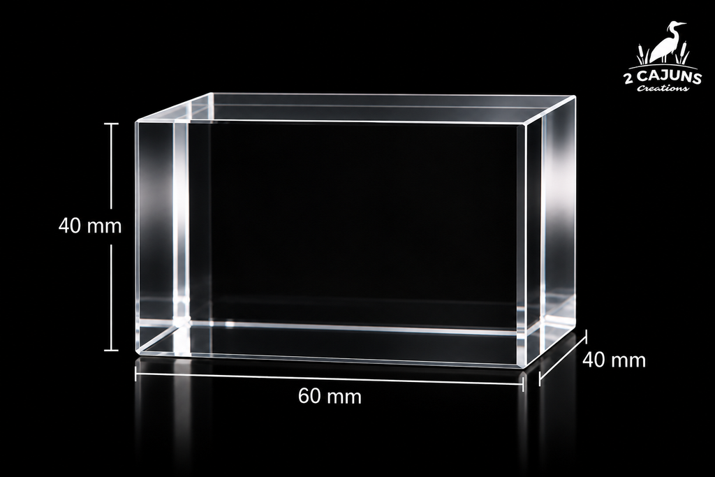 Personalized Inner Engraved Keepsake High Quality K9 Crystal w/ LED Base