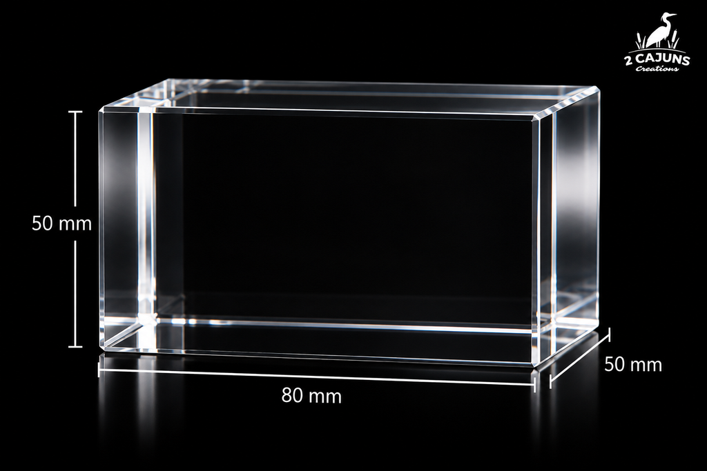 Personalized Inner Engraved Keepsake High Quality K9 Crystal w/ LED Base