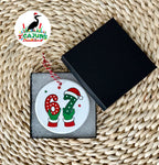 Six Seven - 6 7 - Christmas Ornaments - Ceramic 3" - 3 Design Options