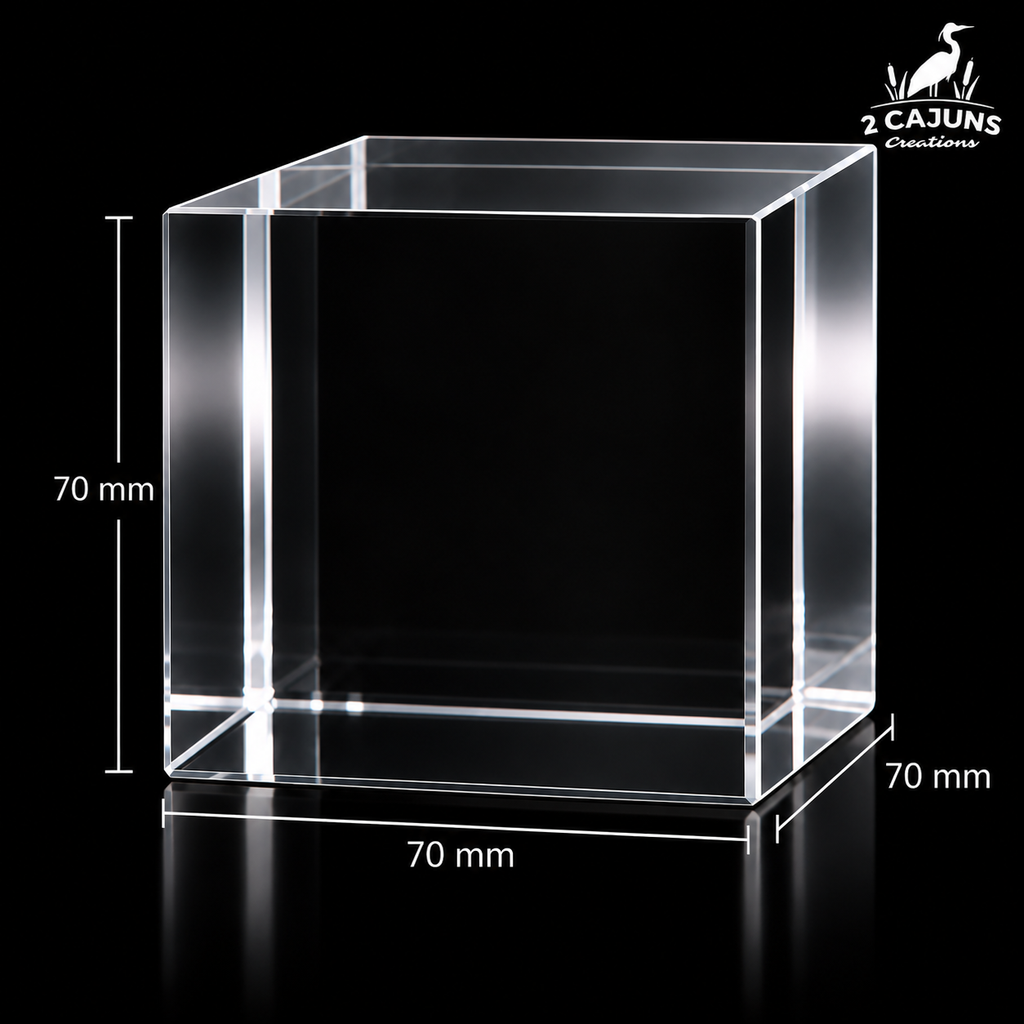 Personalized Inner Engraved Keepsake High Quality K9 Crystal w/ LED Base