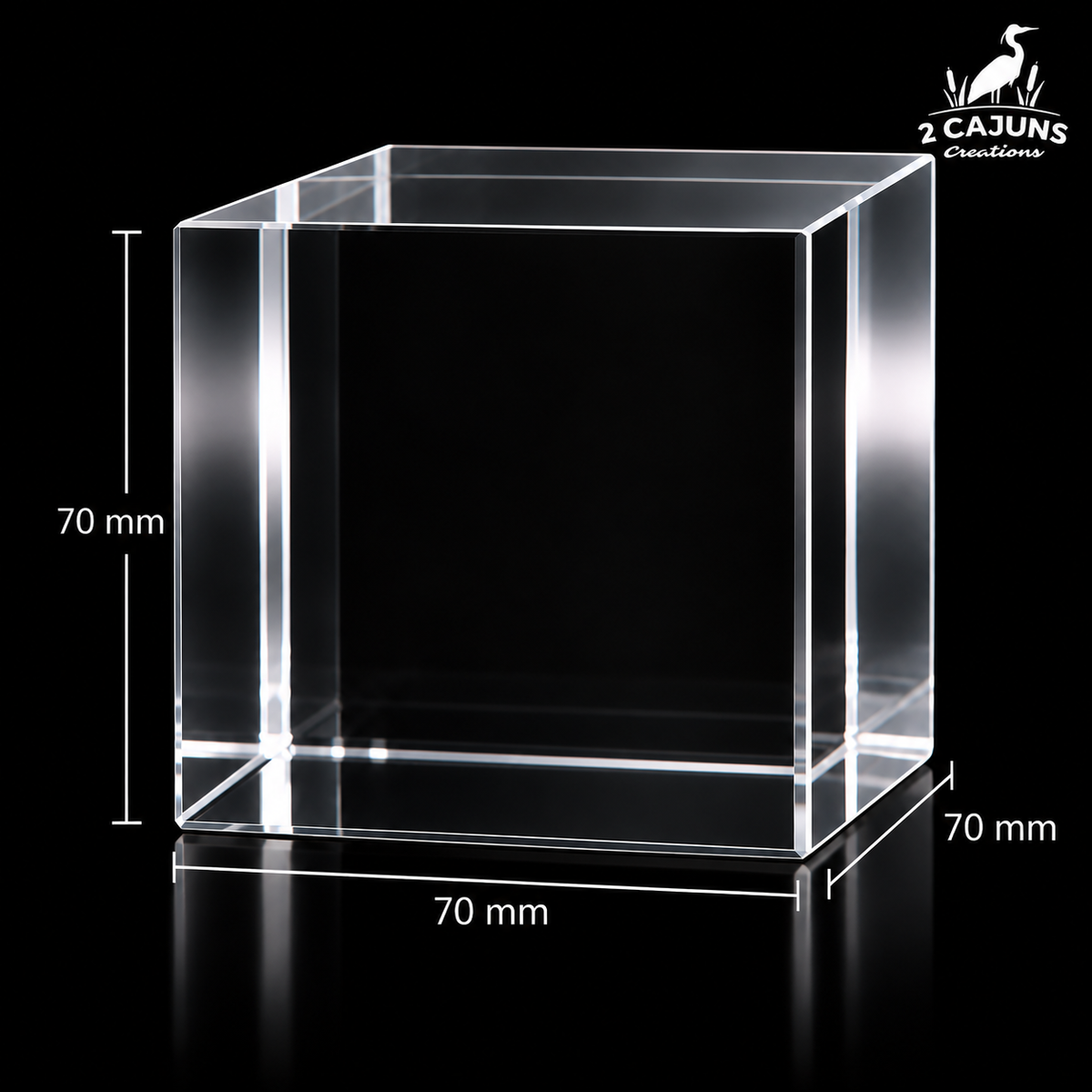 Personalized Inner Engraved Keepsake High Quality K9 Crystal w/ LED Base