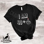 I Am 49 + Middle Finger TShirt - Any Age Can Be Done