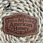 All American Honey UV Printed Hat Patch - 4 Colors Available