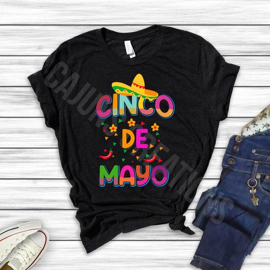 Cinco de Mayo Festive Tshirt - Cinco de Mayo Tee