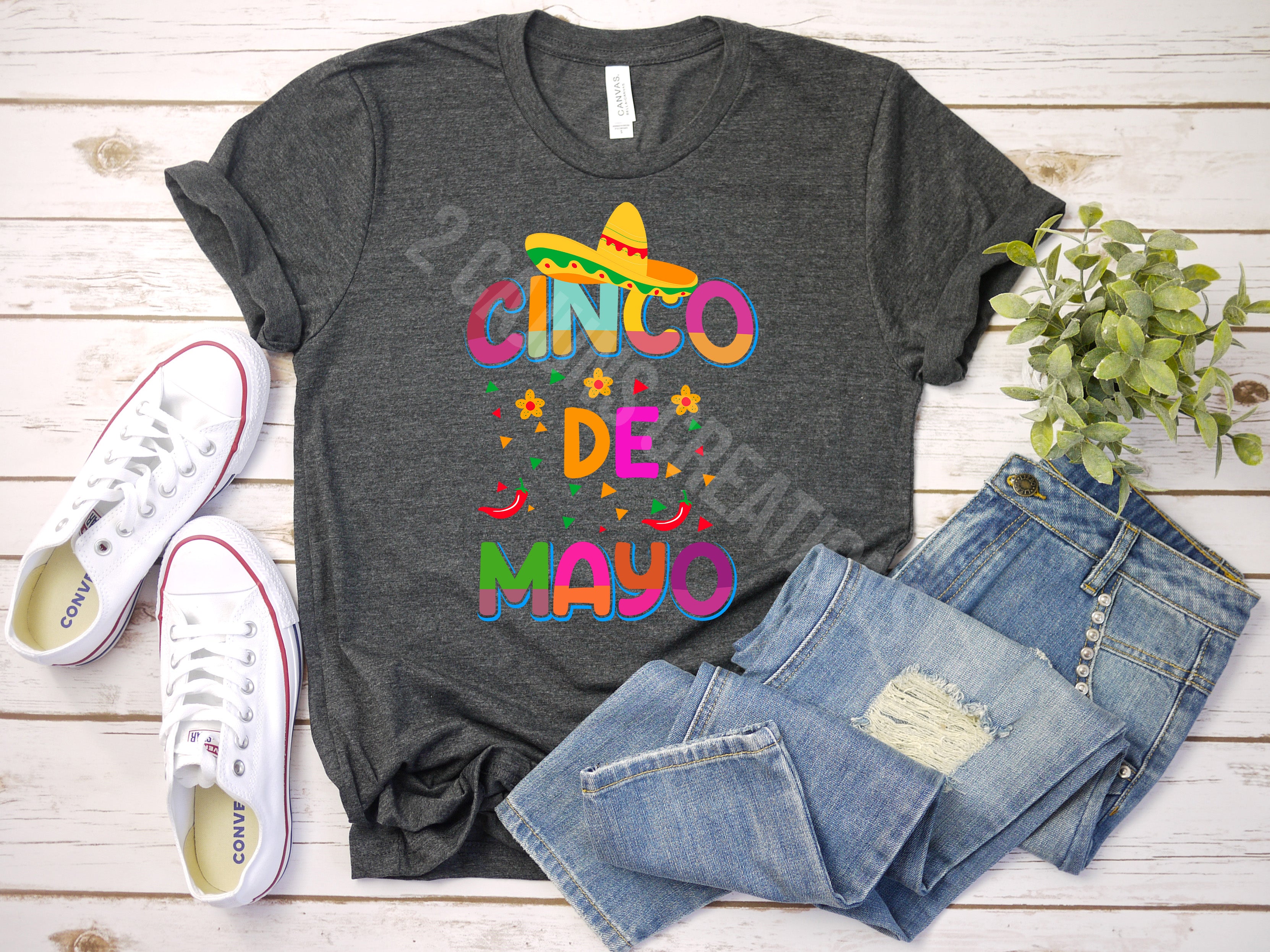 Cinco de Mayo Festive Tshirt - Cinco de Mayo Tee
