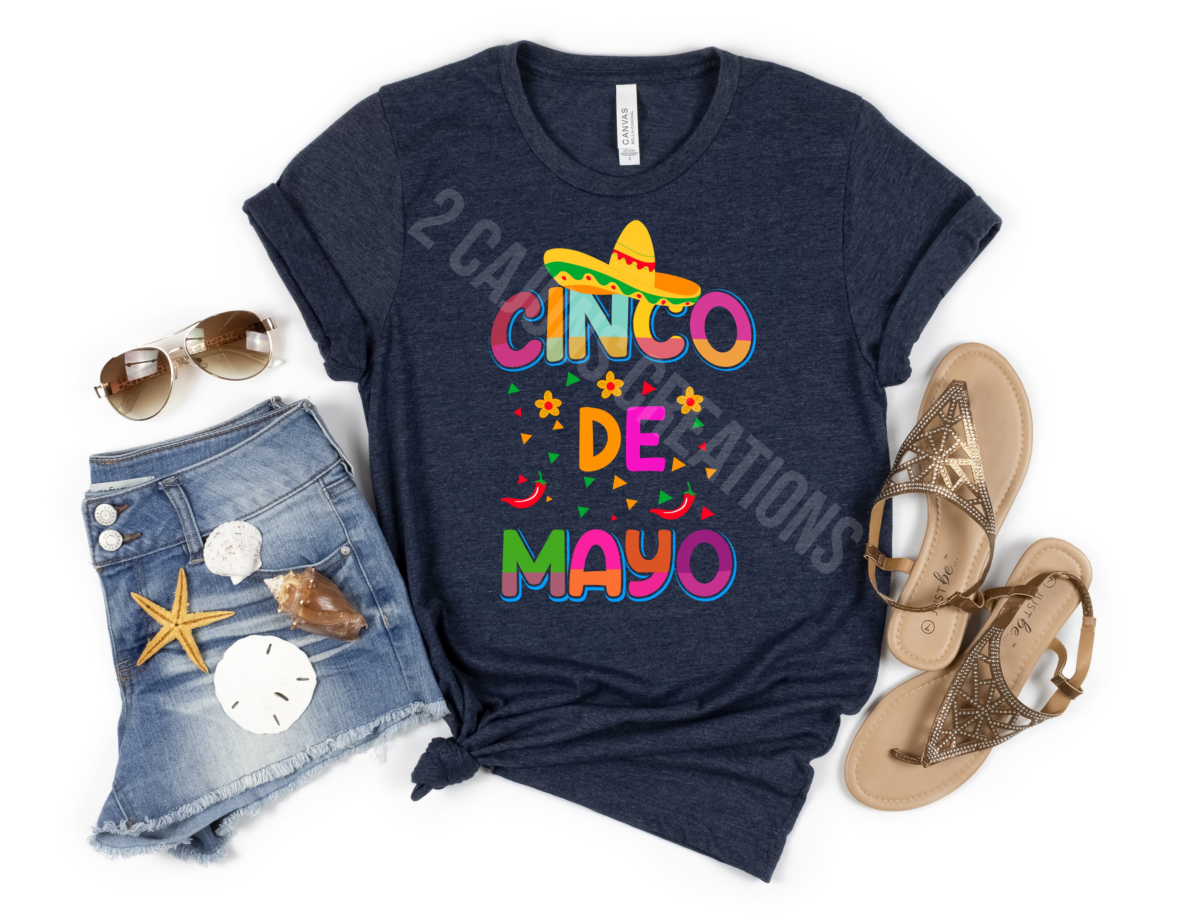 Cinco de Mayo Festive Tshirt - Cinco de Mayo Tee