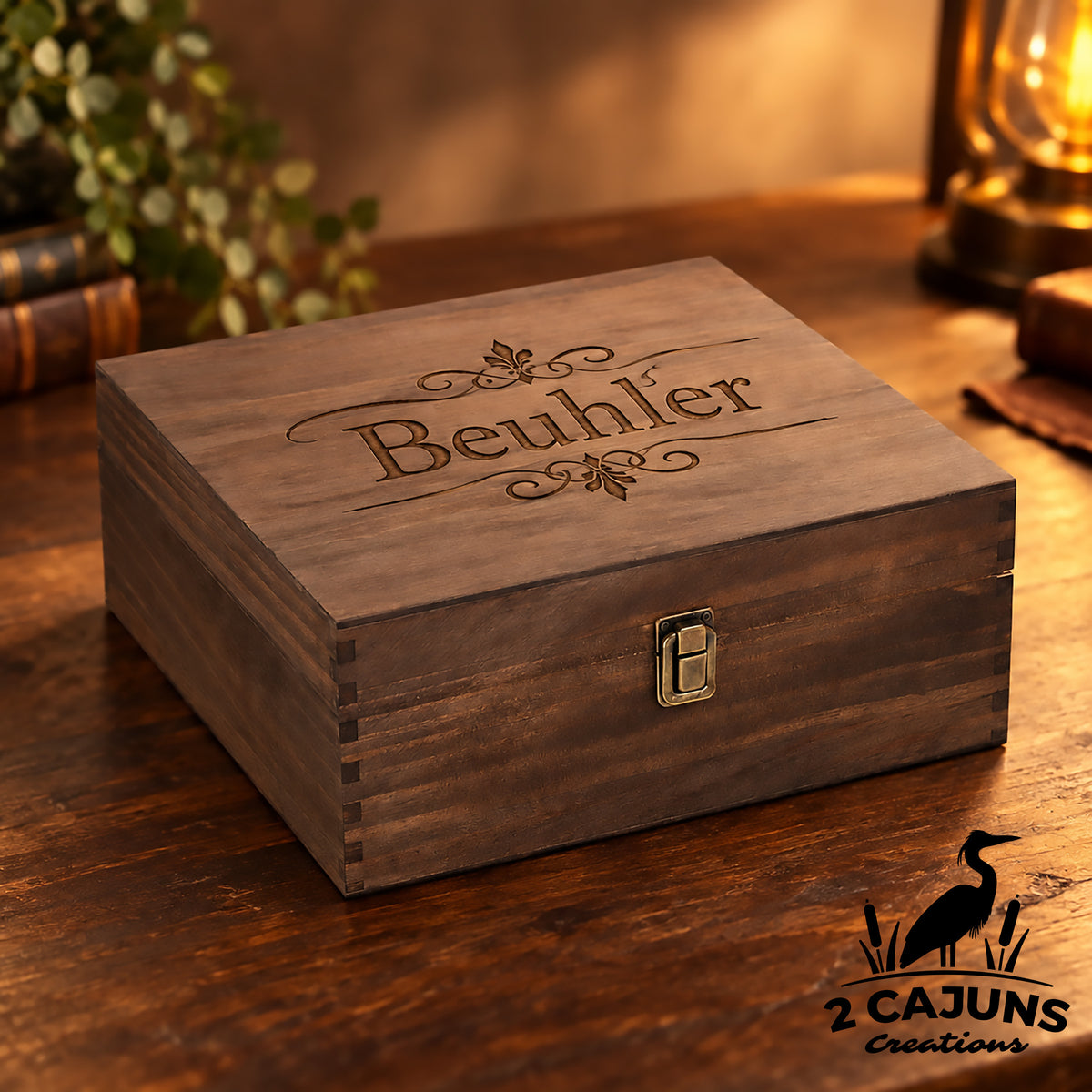 Personalized Whiskey Decanter Set with Optional Dark Walnut Wooden Gift Box - Laser Engraved