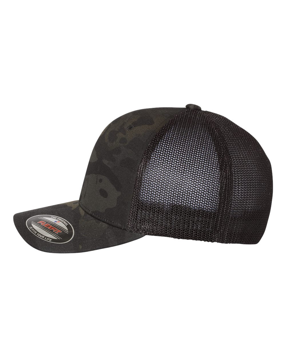 Ford Bronco FlexFit Patch Hat - Multi-Cam Black Camo