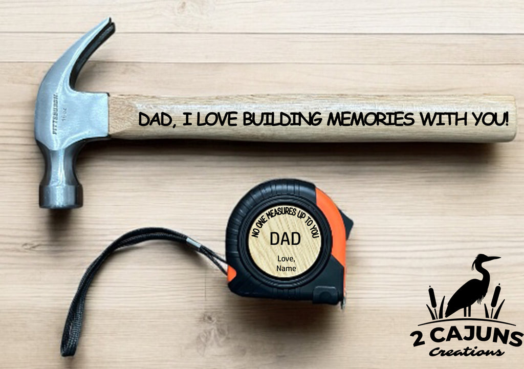 Father's Day Hammer and Tape Measure Set
