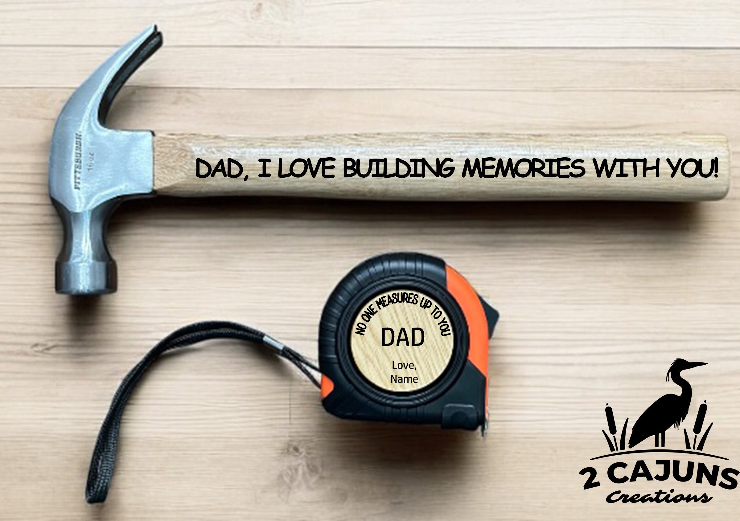 Father's Day Hammer and Tape Measure Set