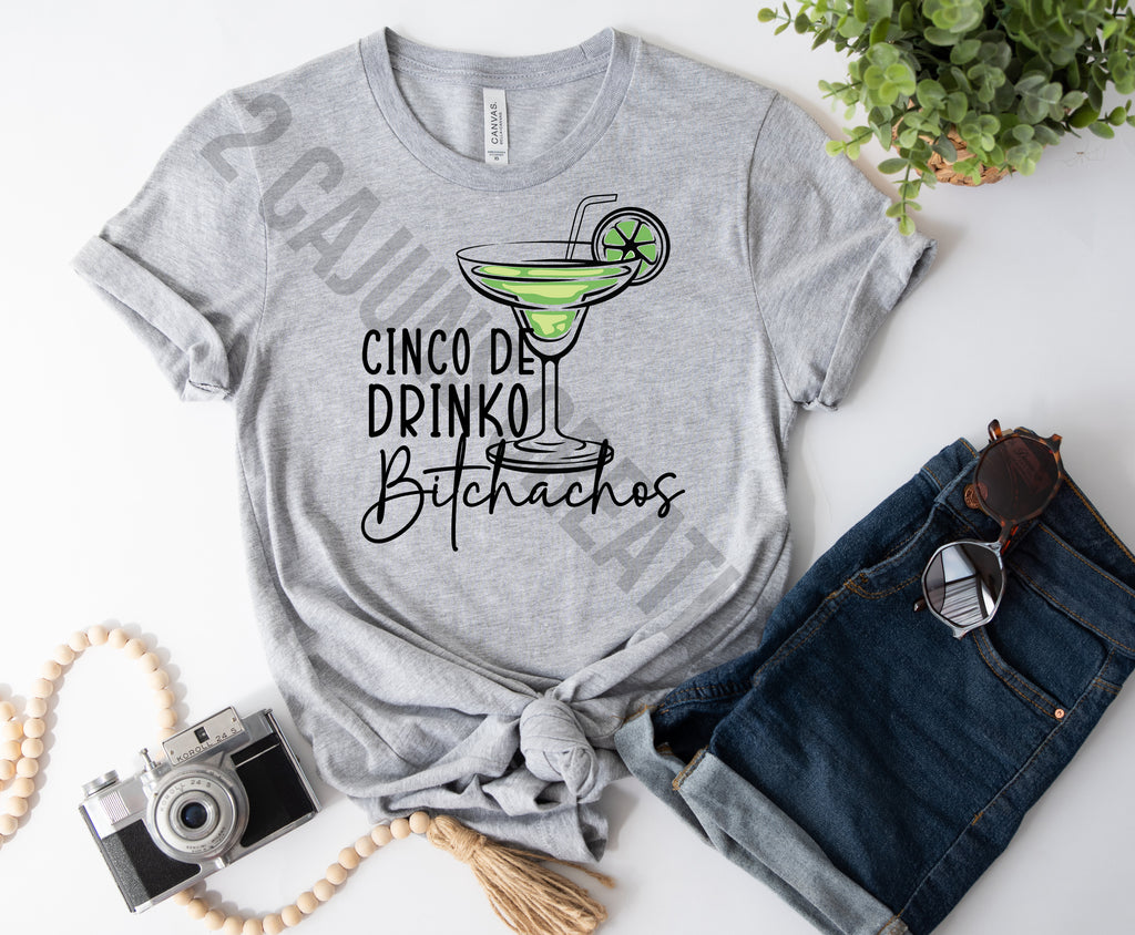 Cinco De Drinko Tshirt - Funny Cinco de Mayo Tshirt