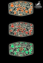 If It Flies Acrylic Hat Patch with Copper Acrylic Insert - 2 Pieces - 4 Colors Available