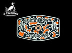 If It's Brown It's Down Acrylic Hat Patch with Copper Acrylic Insert FAFO Edition - 2 Pieces - 3 Colors Available