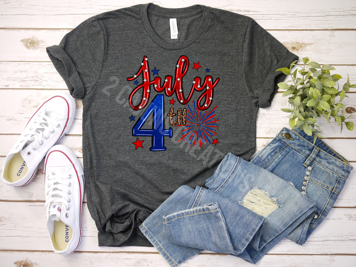 July Fourth Tshirt - Patriotic 4th of July Tee