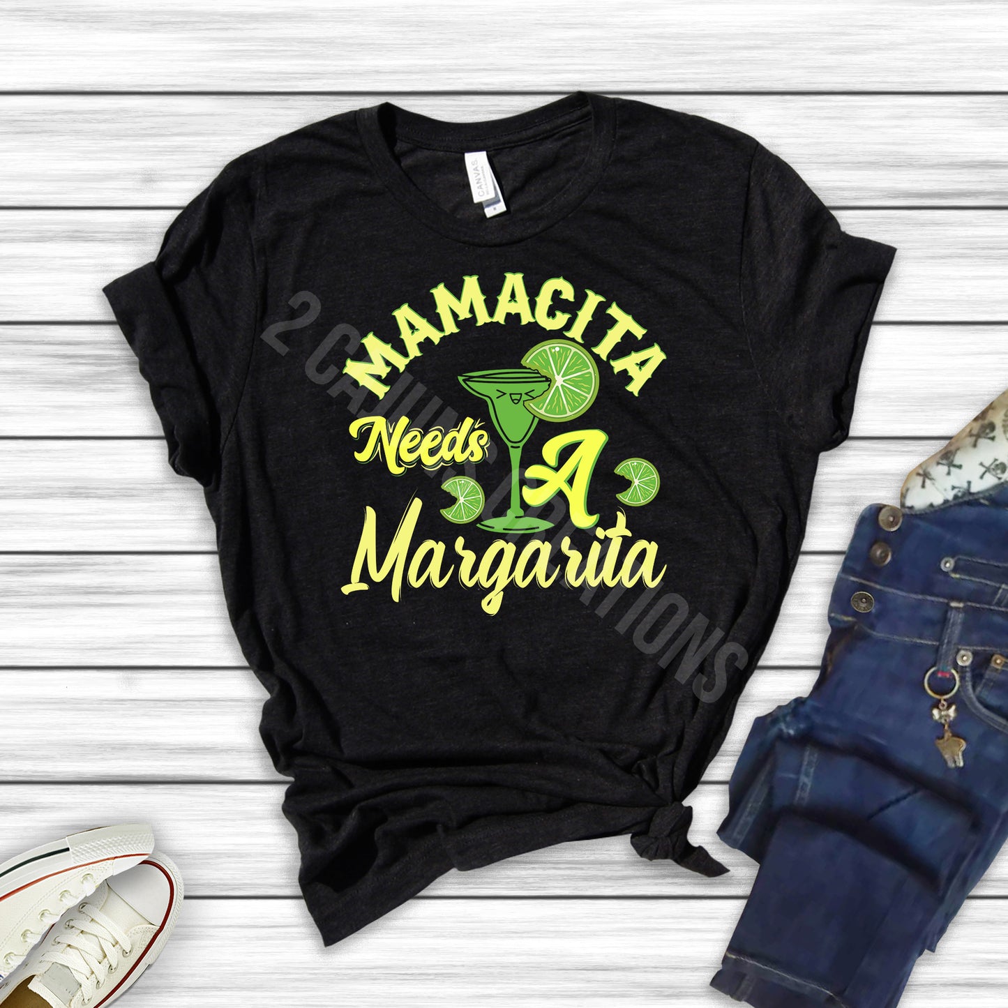 Mamacita Needs a Margarita Tshirt - Cinco de Mayo Tee