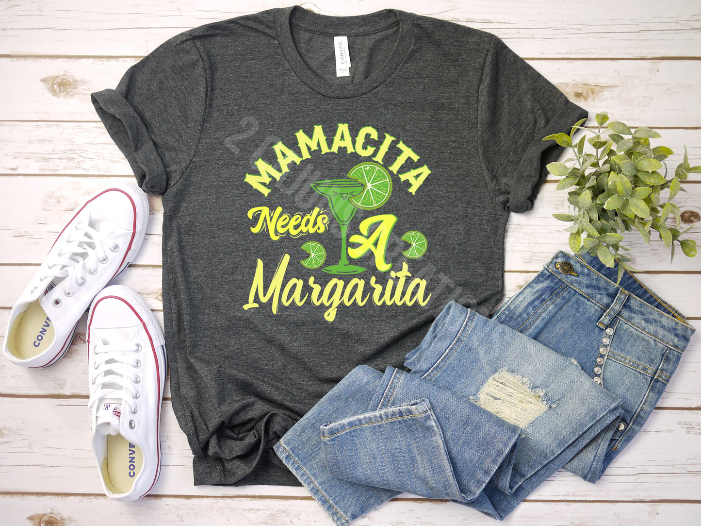 Mamacita Needs a Margarita Tshirt - Cinco de Mayo Tee