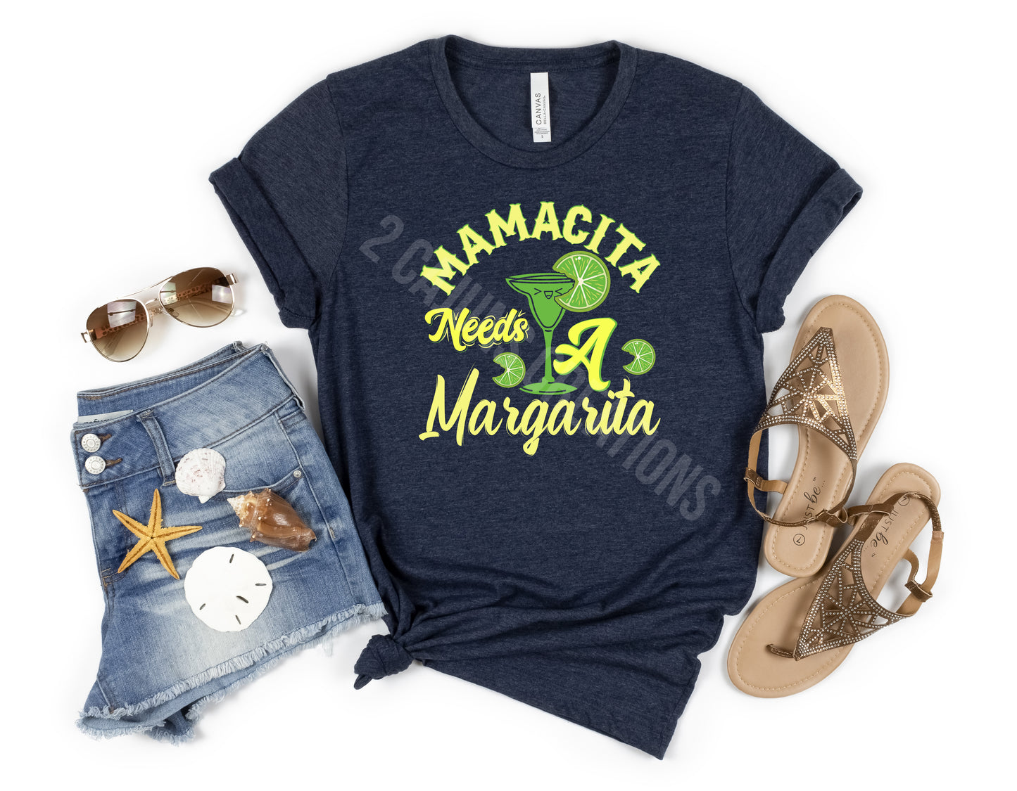 Mamacita Needs a Margarita Tshirt - Cinco de Mayo Tee