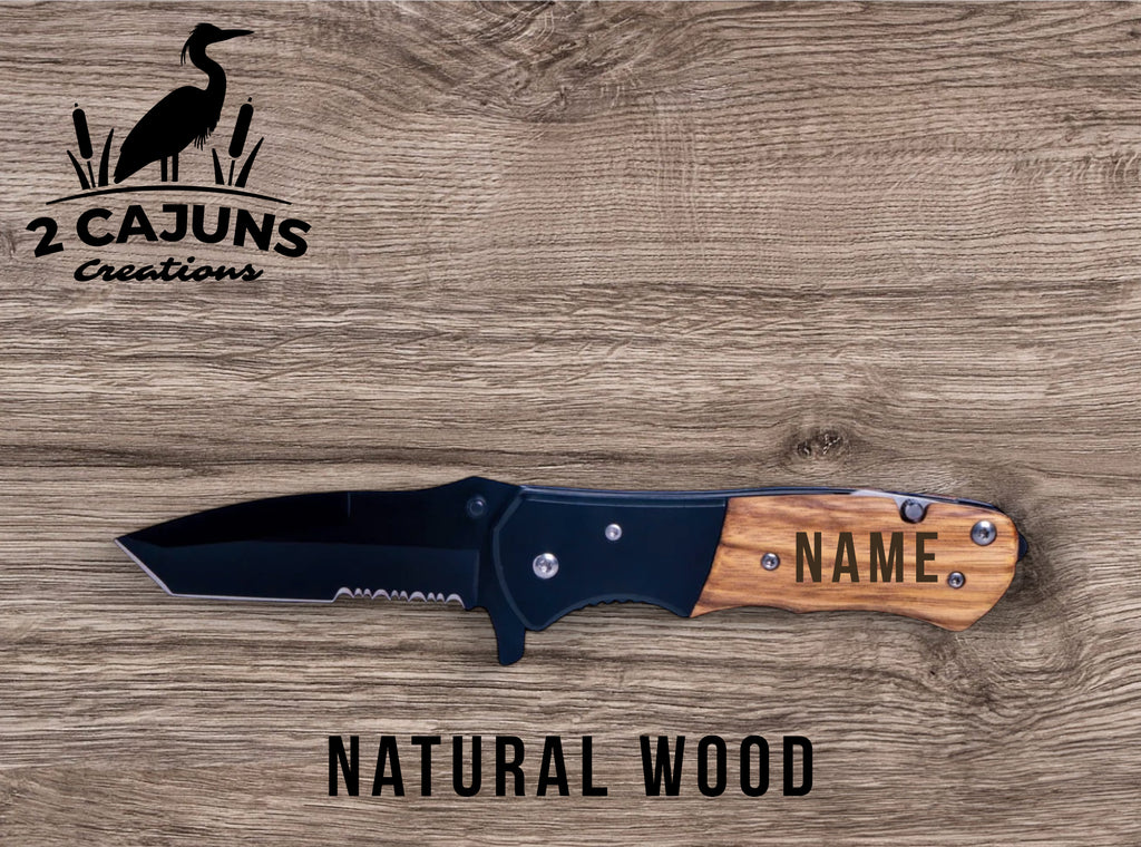 Personalized Engraved Pocket Knife - Father's Day Gift - Gift for Him