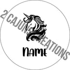 Personalized LED Nightlight - Baseball, Soccer, Dance, Unicorn