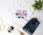 Fourth of July Drinks and Fireworks Tshirt - Patriotic 4th of July Tee