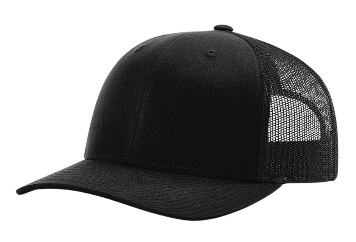 La Weezy Ana Purple Green Gold Leatherette Patch Hat - Black