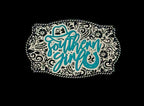 Southern Girl Western Style Tooled Acrylic Laser Engraved Hat Patch