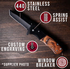 Personalized Engraved Pocket Knife - Father's Day Gift - Gift for Him