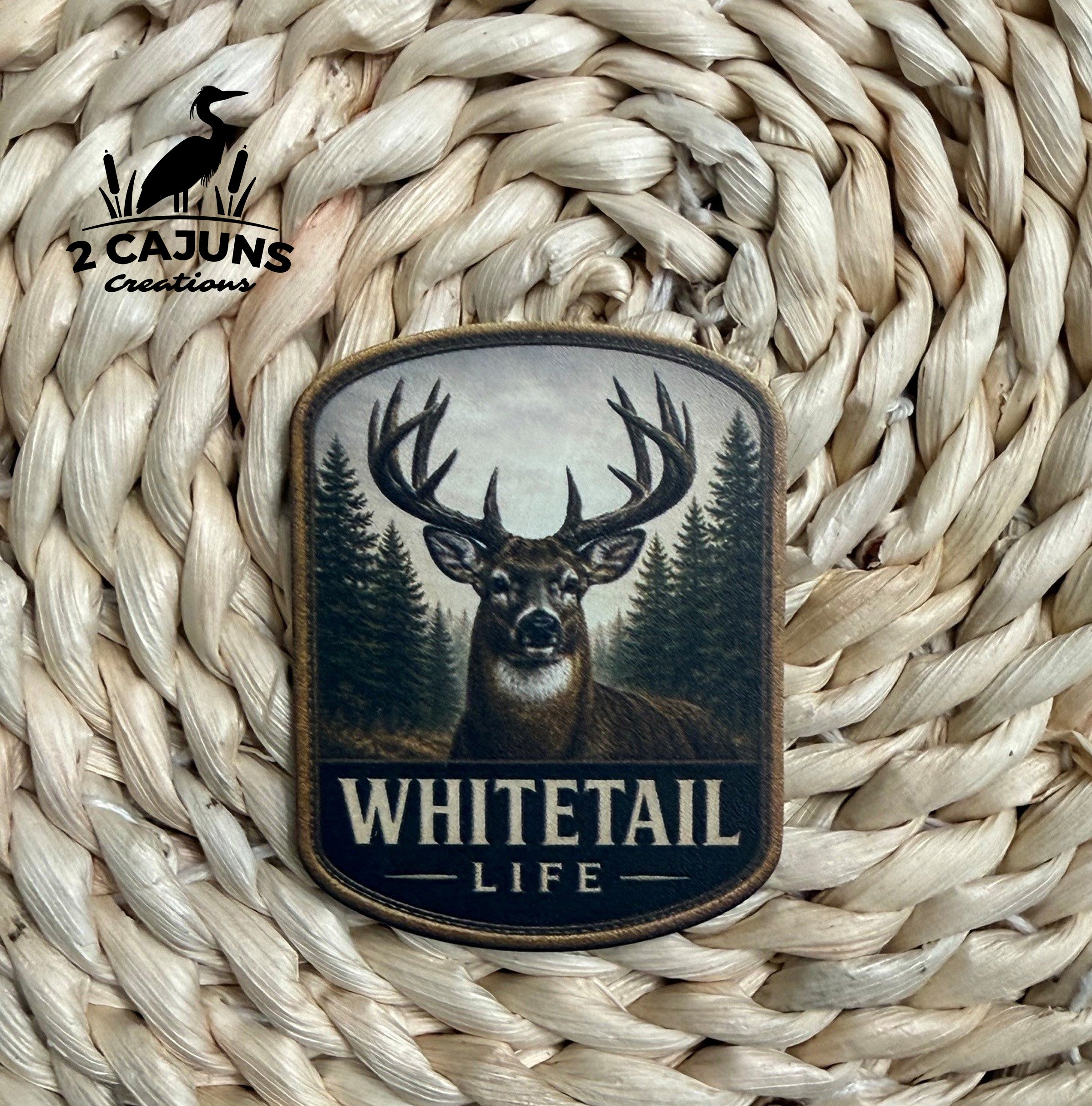 Whitetail Life UV Printed Hat Patch