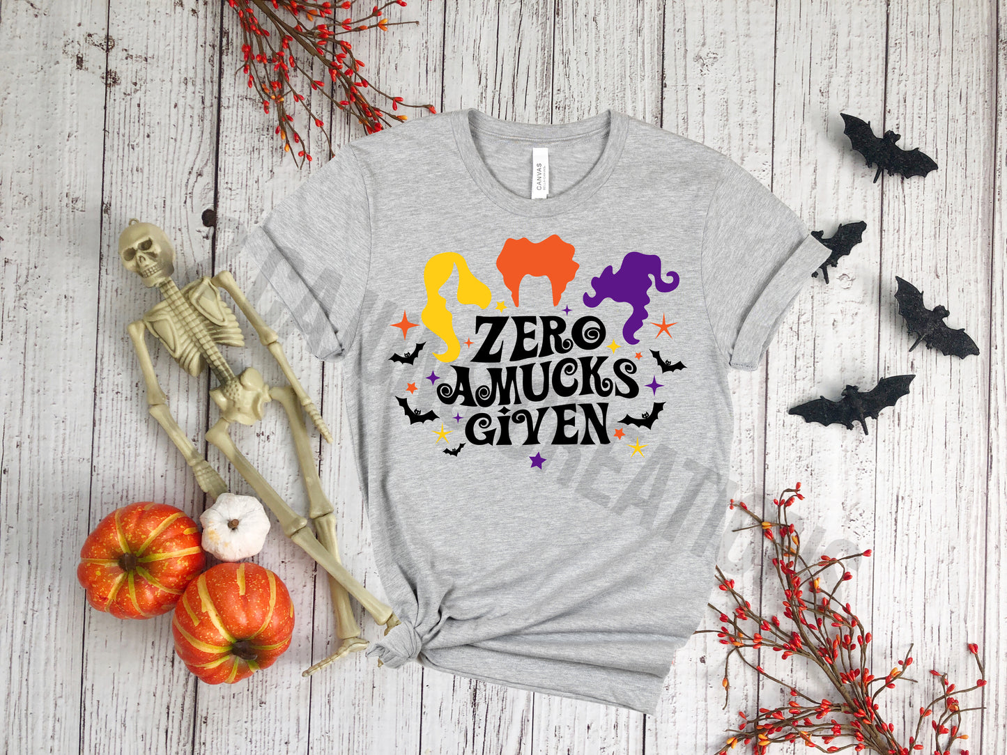 Zero Amucks Given Halloween Tshirt - Hocus Pocus