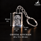 Personalized Engraved Keepsake High Quality K9 Crystal w/ LED Base