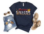 Raising Ballers Crew Neck Tshirt - Softball Mom Tee